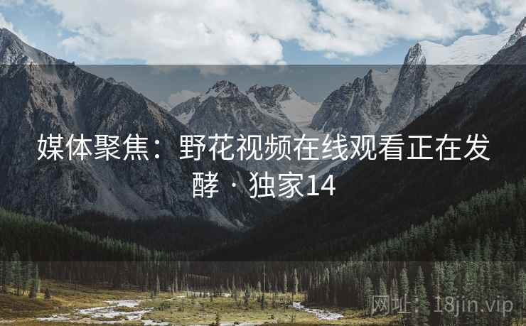 媒体聚焦：野花视频在线观看正在发酵 · 独家14
